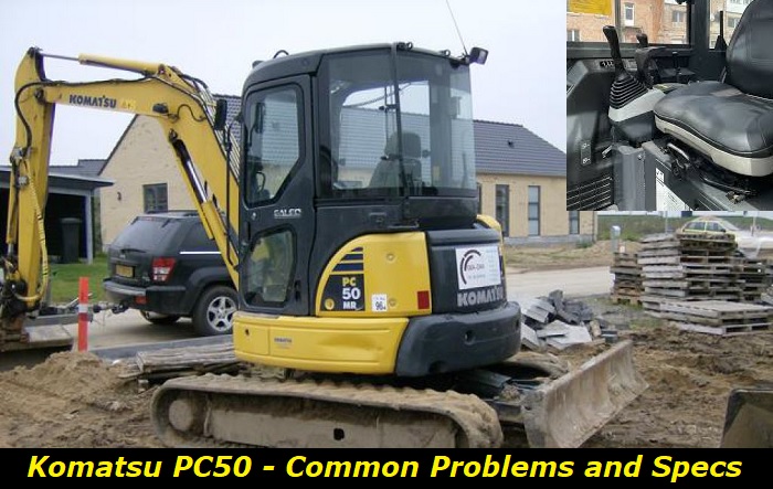 komatsu pc50 problems